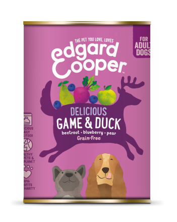 Edgard & Cooper hondenvoer Adult wild en eend 400 gr