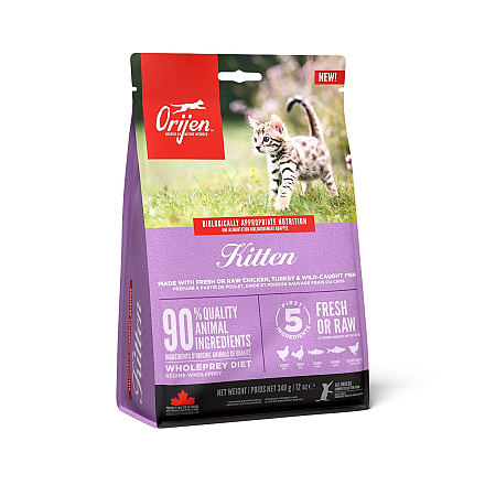 Orijen kattenvoer Whole Prey kitten <br>340 gr