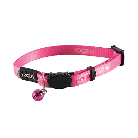 Rogz Kattenhalsband Kiddycat Roze Hearts