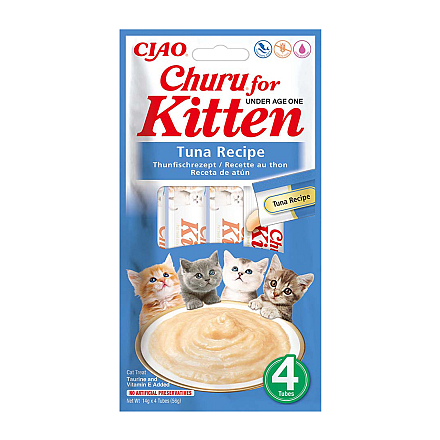 Inaba Churu Kitten Tuna Recipe 4 x 14 gr