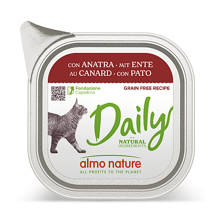 Almo Nature Kattenvoer Daily Eend 100 gr